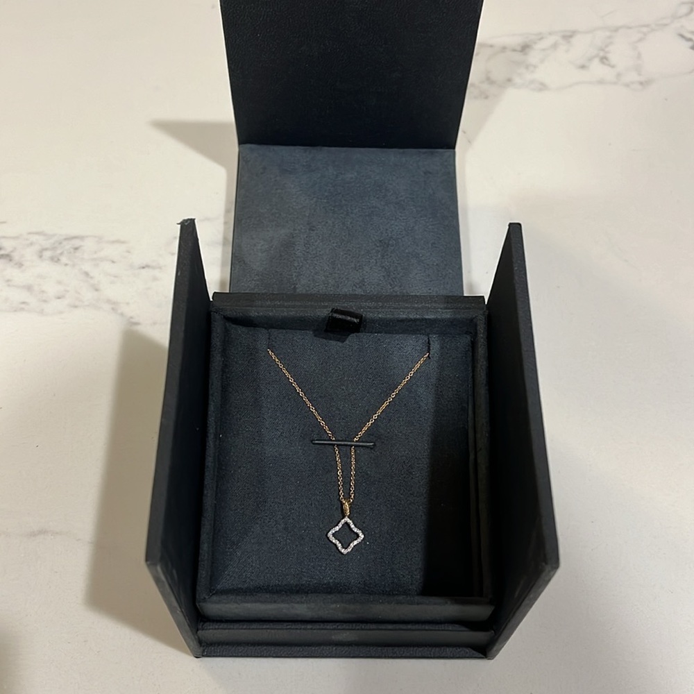 David Yurman Cable Collectibles Quatrefoil Necklace